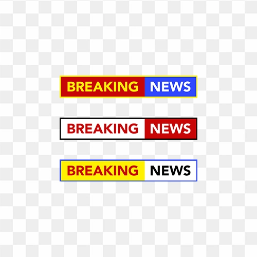 Breaking News HD PNG transparent image free download